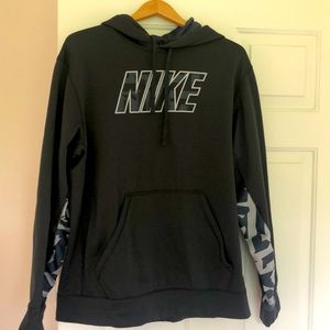 Nike grey hooded sweatshirt